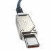 Baseus Aramid Fiber Braiding USB-C to Lightning Cable PD 20W (P10355803221-01) - изключително здрав USB-C към Lightning кабел за Apple устройства с Lightning порт (200 см) (син) 6