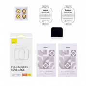 Baseus NanoCrystal Full Screen Protector Set (P6001510B201-00) - комплект от 2 броя защитно покритие с извити ръбове за целия дисплей на Apple Watch 40мм (прозрачен) 3
