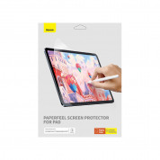 Baseus Paperfeel Screen Protector (P40012302201-04) - качествено защитно покритие (подходящо за рисуване) за дисплея на iPad 9 (2021), iPad 8 (2020), iPad 7 (2019), iPad Air 3 (2019), iPad Pro 10.5 (2017) (матово) 5