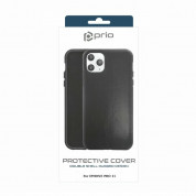 Prio Protective Hybrid Cover - хибриден кейс с най-висока степен на защита за iPhone 11 Pro (черен) 2