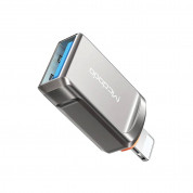 Mcdodo OT-8600 Lightning to USB-A Adapter - адаптер от Lightning мъжко към USB-A женско за Apple устройства с Lightning порт (сребрист) 1