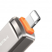 Mcdodo OT-8600 Lightning to USB-A Adapter - адаптер от Lightning мъжко към USB-A женско за Apple устройства с Lightning порт (сребрист) 2