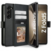 Tech-Protect Wallet Leather Flip Case for Samsung Galaxy Z Fold5 (black)