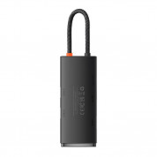 Baseus USB-C AirJoy Series 6-Port With PD 100W Hub Docking Station (WKQX080301) (black) 