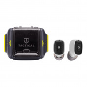 Tactical Space Force StrikePods TWS Bluetooth Earphones - безжични блутут слушалки с удароустойчив зареждащ метален кейс (сив) 1