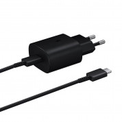 Samsung Power Delivery 3.0 25W Wall Charger Set EP-TA800EBE with EP-DA705BBE USB-C cable (black) (bulk)
