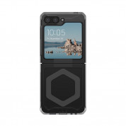 Urban Armor Gear Plyo Pro Case - удароустойчив хибриден кейс с MagSafe за Samsung Galaxy Z Flip5 (черен-прозрачен) 1