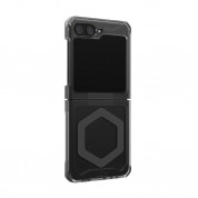Urban Armor Gear Plyo Pro Case - удароустойчив хибриден кейс s MagSafe за Samsung Galaxy Z Flip5 (черен-прозрачен) 4