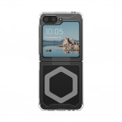 Urban Armor Gear Plyo Pro Case - удароустойчив хибриден кейс с MagSafe за Samsung Galaxy Z Flip5 (прозрачен) 1
