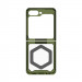 Urban Armor Gear Plyo Pro Case - удароустойчив хибриден кейс с MagSafe за Samsung Galaxy Z Flip5 (зелен-черен) 13