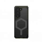 Urban Armor Gear Plyo Pro Case - удароустойчив хибриден кейс с MagSafe за Samsung Galaxy Z Fold5 (зелен-черен) 2