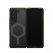 Urban Armor Gear Plyo Pro Case - удароустойчив хибриден кейс с MagSafe за Samsung Galaxy Z Fold5 (зелен-черен) 13
