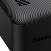 Baseus Bipow Digital Display Power Bank 20W 30000 mAh (PPBD050401) - външна батерия с 2xUSB-A и 1xUSB-C изходи и технология за бързо зареждане (черен) 4
