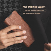 Nillkin Aoge Leather Flip Case - кожен калъф за Samsung Galaxy Z Fold5 (черен) 5