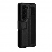 Nillkin Aoge Leather Flip Case - кожен калъф за Samsung Galaxy Z Fold5 (черен) 3