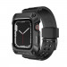 Nillkin DynaGuard Watch Strap and Case - удароустойчив алуминиев кейс от най-висок клас с вградена каишка за Apple Watch 45мм (черен) 1