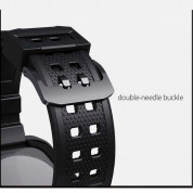 Nillkin DynaGuard Watch Strap and Case - удароустойчив алуминиев кейс от най-висок клас с вградена каишка за Apple Watch 45мм (черен) 8
