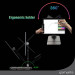 4smarts ErgoFix Magnetic Aluminum Desktop Stand - магнитна алуминиева поставка за iPad 10 (2022) (сив) 6