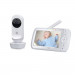 Motorola Ease35 Video Baby Monitor - безжичен бебефон с LCD монитор и управление (бял) 2
