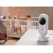 Motorola Ease35 Video Baby Monitor - безжичен бебефон с LCD монитор и управление (бял) 3