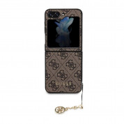 Guess 4G Charms Collection Hard Case for Samsung Galaxy Z Flip5 (brown) 1