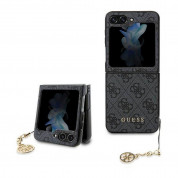 Guess 4G Charms Collection Hard Case for Samsung Galaxy Z Flip5 (black)