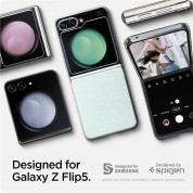 Spigen AirSkin Glitter Case - качествен поликарбонатов кейс за Samsung Galaxy Z Flip5 (прозрачен) 5