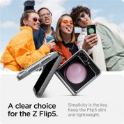 Spigen AirSkin Glitter Case - качествен поликарбонатов кейс за Samsung Galaxy Z Flip5 (прозрачен) 6