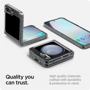 Spigen AirSkin Glitter Case - качествен поликарбонатов кейс за Samsung Galaxy Z Flip5 (прозрачен) 9