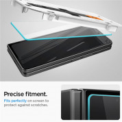 Spigen Glas.tR EZ Fit Tempered Glass 2 Pack - 2 броя стъклени защитни покрития за дисплея на Samsung Galaxy Z Fold5 (прозрачен) 11