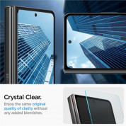Spigen Glas.tR EZ Fit Tempered Glass 2 Pack - 2 броя стъклени защитни покрития за дисплея на Samsung Galaxy Z Fold5 (прозрачен) 12