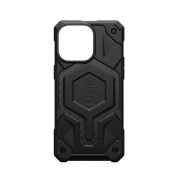 Urban Armor Gear Monarch Pro MagSafe Case - удароустойчив хибриден кейс с MagSafe за iPhone 15 Pro Max (черен-карбон) 11