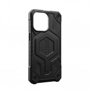 Urban Armor Gear Monarch Pro MagSafe Case - удароустойчив хибриден кейс с MagSafe за iPhone 15 Pro Max (черен-карбон) 13
