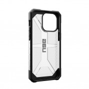 Urban Armor Gear Plasma Case - удароустойчив хибриден кейс за iPhone 15 Pro Max (прозрачен) 14
