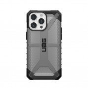 Urban Armor Gear Plasma Case - удароустойчив хибриден кейс за iPhone 15 Pro Max (черен-прозрачен) 2
