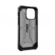 Urban Armor Gear Plasma Case - удароустойчив хибриден кейс за iPhone 15 Pro Max (черен-прозрачен) 14
