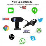 Vivitar Digital Web Camera 720p VWC104 - 720p уеб видеокамера с микрофон (черен) 2