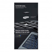 Nillkin Bumper Combo Keyboard Protective Case Backlit Version - удароустойчив кейс, с отделяща клавиатура и поставка за Apple iPad 9 (2021), iPad 8 (2020), iPad 7 (2019) (черен) 3
