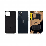 Tactical Infantry Case - удароустойчив силиконов (TPU) калъф за iPhone 14 (черен) 4