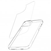 Spigen AirSkin Hybrid Case - тънък удароустойчив хибриден кейс за iPhone 15 Plus (прозрачен) 9