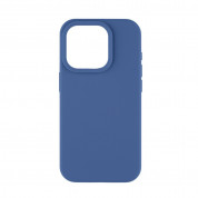 Tactical Velvet Smoothie Cover - силиконов калъф за iPhone 15 Pro (син)