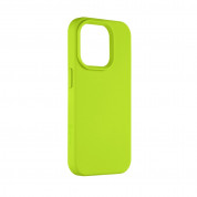 Tactical Velvet Smoothie Cover - силиконов калъф за iPhone 15 Pro (зелен) 1
