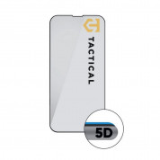 Tactical Glass Shield 5D - калено стъклено защитно покритие за дисплея на iPhone 15 Plus (прозрачен-черен)