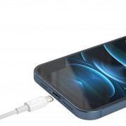 Dudao Fast Charging USB-C to Lightning Cable PD 30W - USB-C към Lightning кабел за Apple устройства с Lightning порт (100 см) (бял)  2