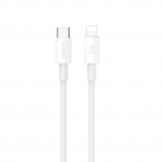 Dudao Fast Charging USB-C to Lightning Cable PD 30W - USB-C към Lightning кабел за Apple устройства с Lightning порт (100 см) (бял)  1