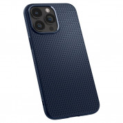 Spigen Liquid Air Case - силиконов (TPU) калъф с висока степен на защита за iPhone 15 Pro (син) 8