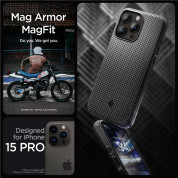 Spigen Mag Armor MagSafe Case with MagSafe for iPhone 15 Pro (black) 8