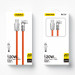 Dudao Angled USB-A to USB-C Cable 120W - здрав кабел с бързо зареждане за устройства с USB-C порт (100 см) (оранжев) 5
