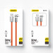 Dudao Angled Fast Charging USB-A to Lightning Cable PD 30W - USB-A към Lightning кабел за Apple устройства с Lightning порт (100 см) (оранжев)  8