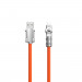 Dudao Angled Fast Charging USB-A to Lightning Cable PD 30W - USB-A към Lightning кабел за Apple устройства с Lightning порт (100 см) (оранжев)  1